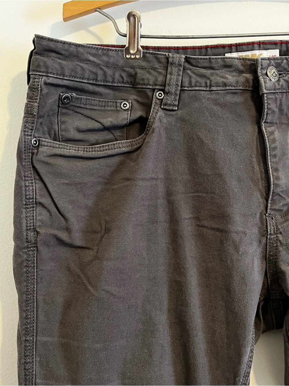 Mountain Khakis Classic Fit Mid Rise Straight Leg Stretch Pants Gray Outdoor - Picture 5 of 13
